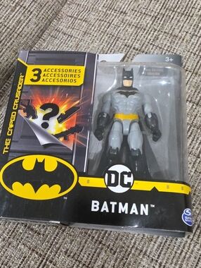 DC Batman Figure - Gray, Black & Yellow